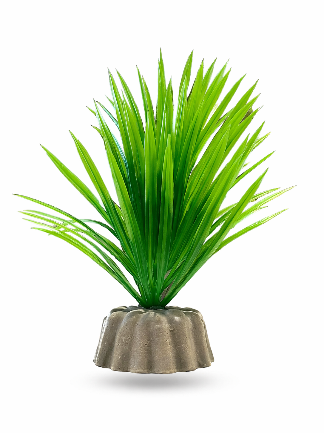 Mini Artificial Aquarium Green Plant - 9cm Natural Fish Tank Décor