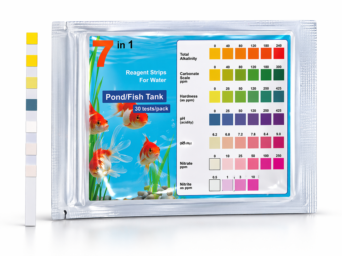 Aquarium Water Test Strips (30 Pack)